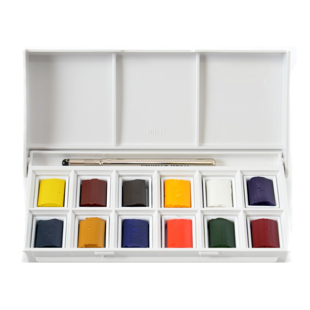 Winsor & Newton Cotman Watercolor Sketchers Pocket Box, Set Of 12