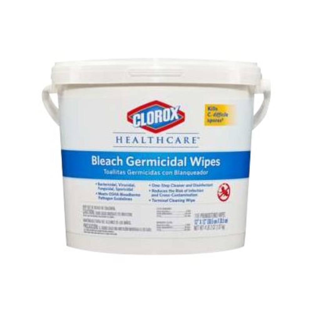 Clorox Healthcare - Disinfectant wipes - disposable - 110 sheets - white - pack of 2