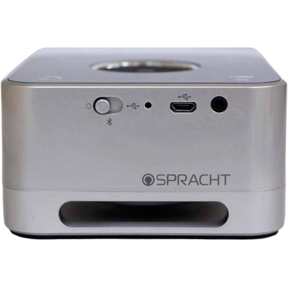 SprachtConference Mate Bluetooth Wireless and USB Combo Speaker, Black/Silver, SPTMCP3030