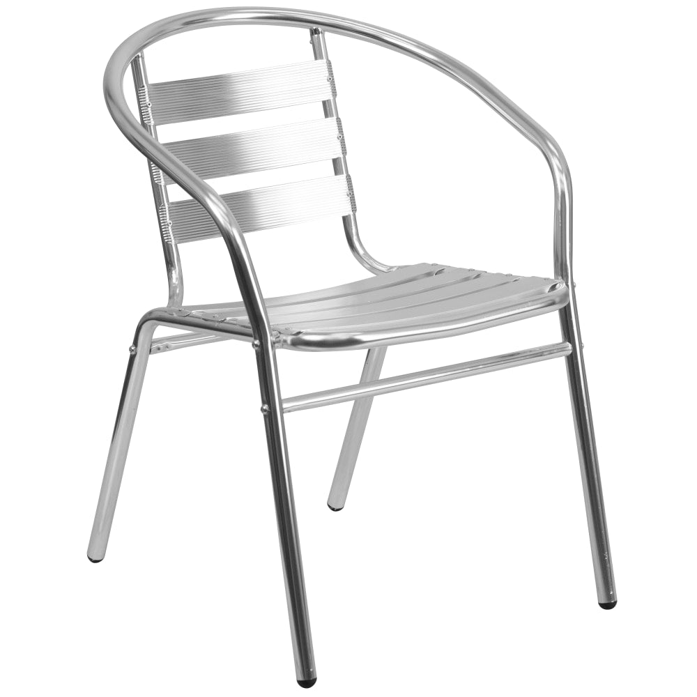 Flash Furniture Lila Restaurant Stack Chair, Gray