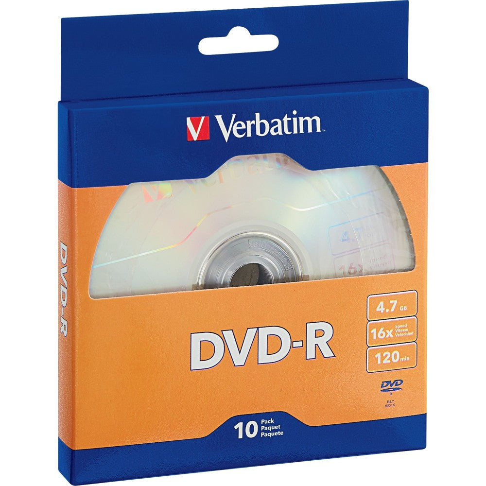 Verbatim DVD-R Bulk Box, Pack Of 10