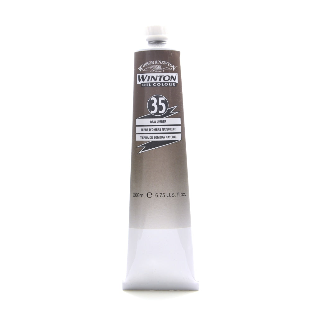 Winsor & Newton Winton Oil Colors, 200 mL, Raw Umber, 35