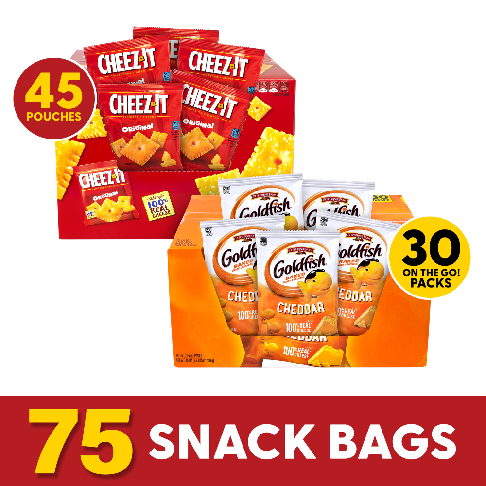 Goldfish Baked Snack Crackers/Sunshine Cheez-It Bundle