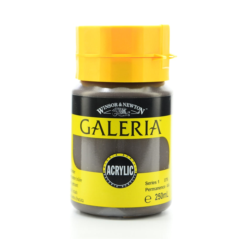 Winsor & Newton Galeria Flow Formula Acrylic Colors, 250 mL, Burnt Umber, 76, Pack Of 2