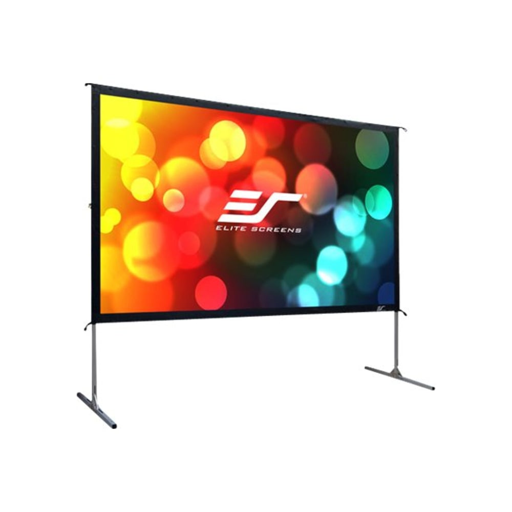 Elite Screens Yard Master 2 Series OMS120H2 - Projection screen with legs - 120in (120.1 in) - 16:9 - CineWhite - silver