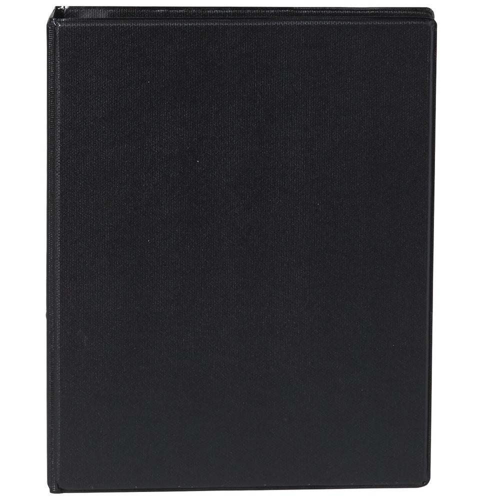 Office Depot Brand Durable Reference Memo Size 3-Ring Binder, 1in Round Rings, 49% Recycled, Black