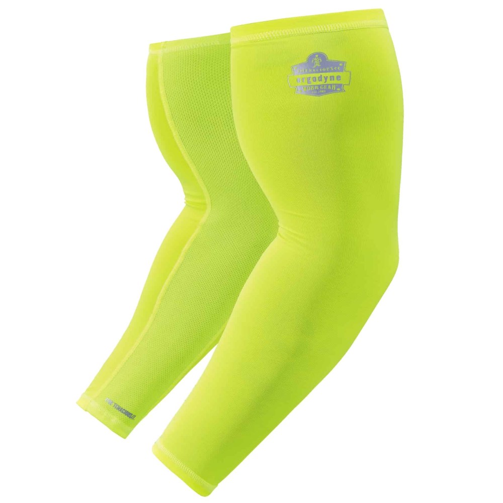 Ergodyne Chill-Its 6690 Cooling Arm Sleeve, Medium, Lime