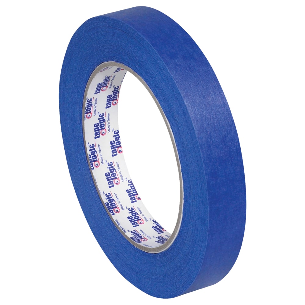 Tape Logic 3000 Painters Tape, 3in Core, 0.75in x 180ft, Blue, Case Of 12