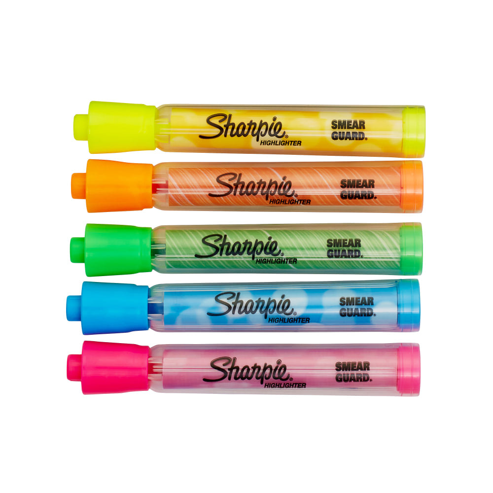 Sharpie Accent Generation Highlighters, Assorted, Pack Of 5