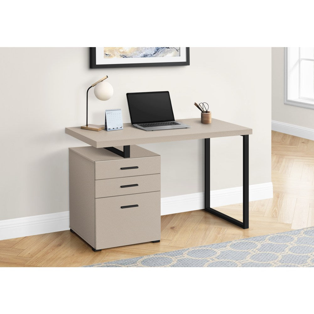 Monarch Specialties Melody 48inW Computer Desk, Taupe