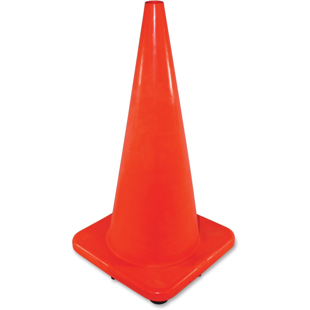 Impact Slim Safety Cone - 6 / Carton - 51.7in Width x 28in Height - Cone Shape - Rugged - Orange