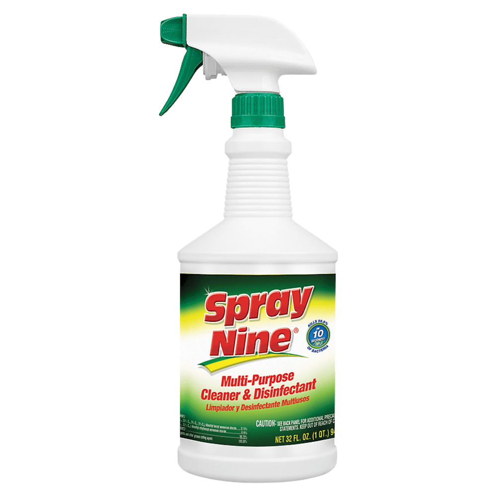 Spray Nine Cleaner/Disinfectant, 32 Oz Bottle