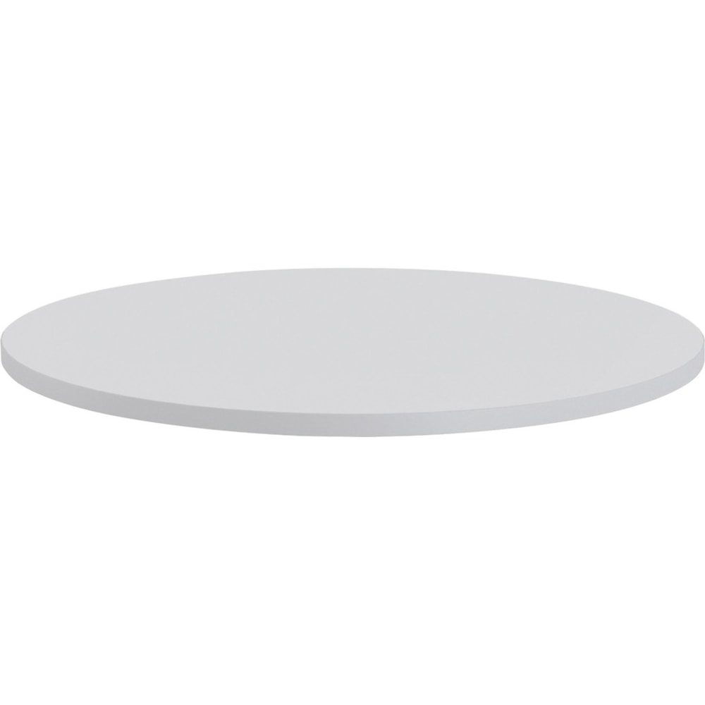 Lorell Hospitality Round Table Top, 42inW, Light Gray