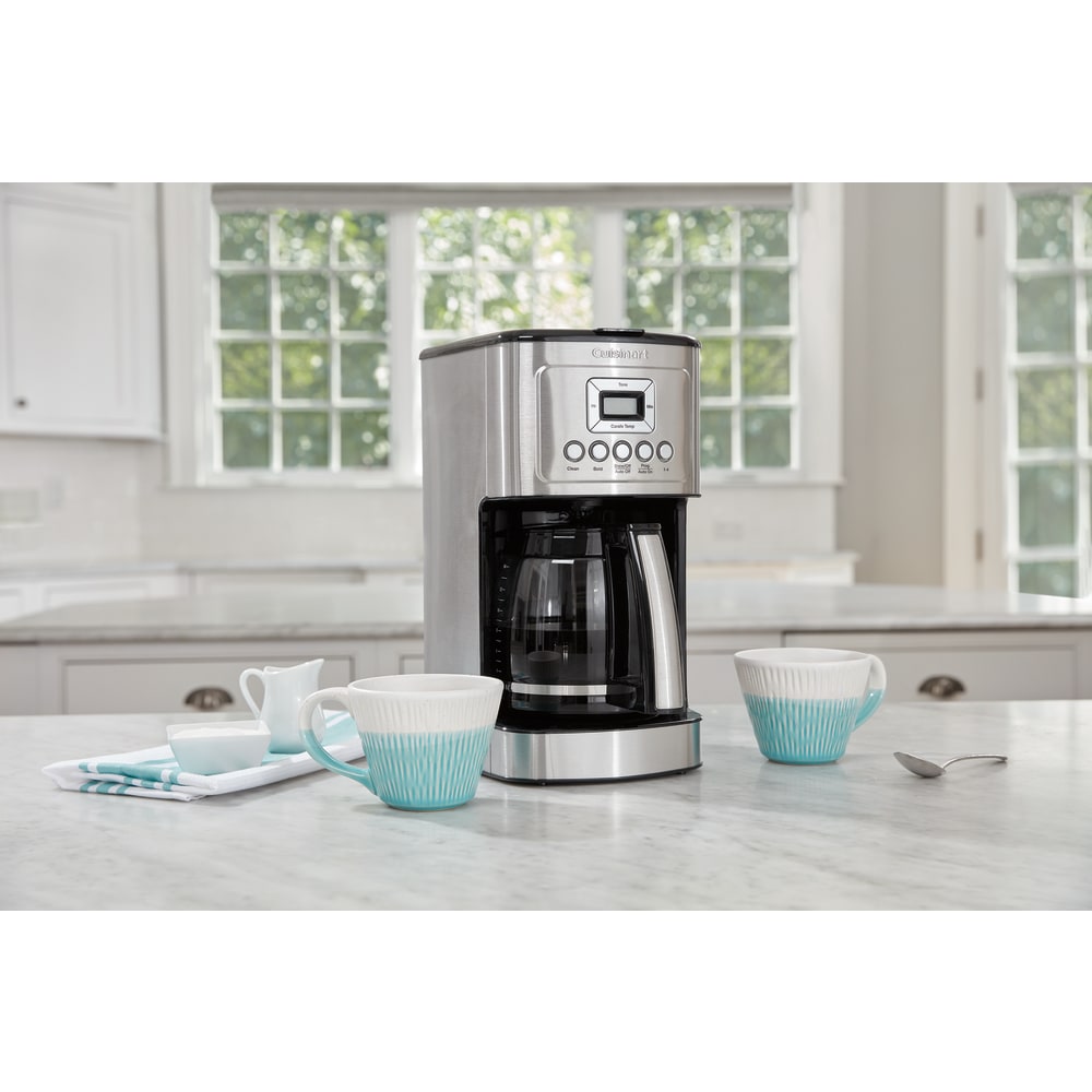 Cuisinart DCC-3200 14-Cup Programmable Coffee Maker, Black/Stainless