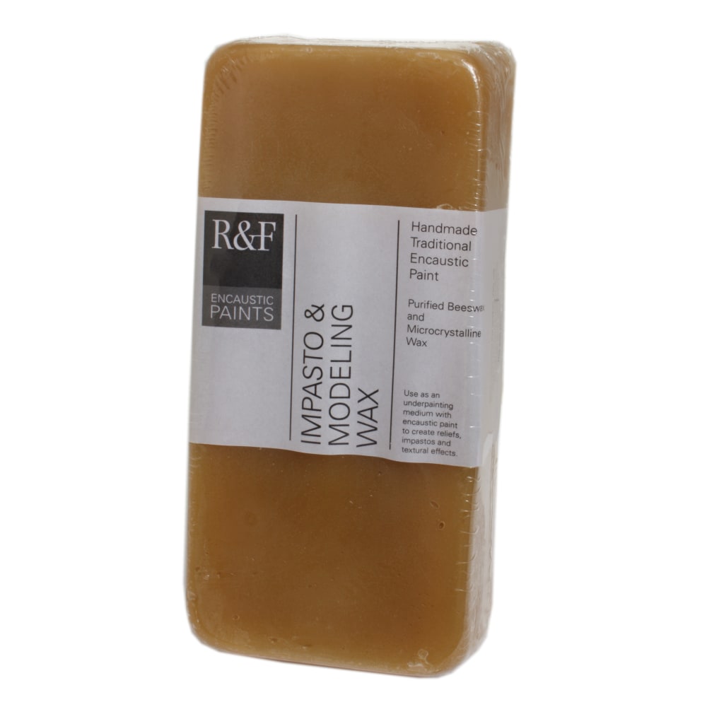 R & F Handmade Paints Impasto Modeling Wax, 333 mL, Cake