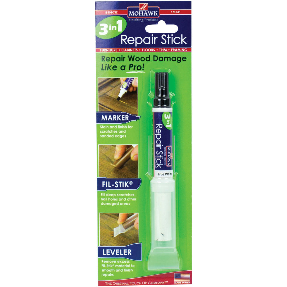 Mohawk Finishing Products 3-in-1 Wood Damage Repair Stick, True White