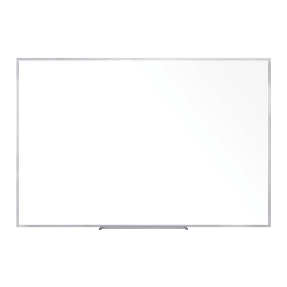 Ghent M2 Non-Magnetic Dry-Erase Whiteboard, 48in x 96in, Satin Aluminum Frame