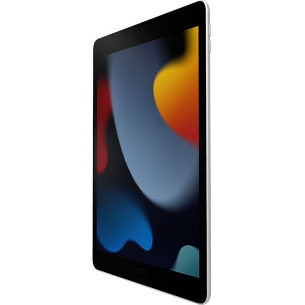 Apple iPad (9th Generation) Tablet, 10.2in Touchscreen, 256GB Storage, iPadOS 15, Silver, Apple A13 Bionic SoC