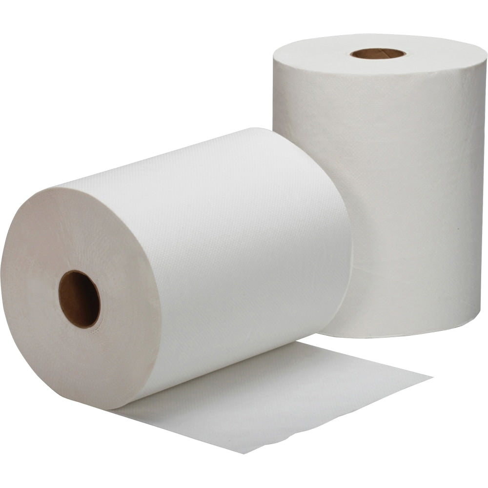 SKILCRAFT Paper Towel Rolls, 10in x 800ft, 100% Recycled, White, Box Of 6 Rolls