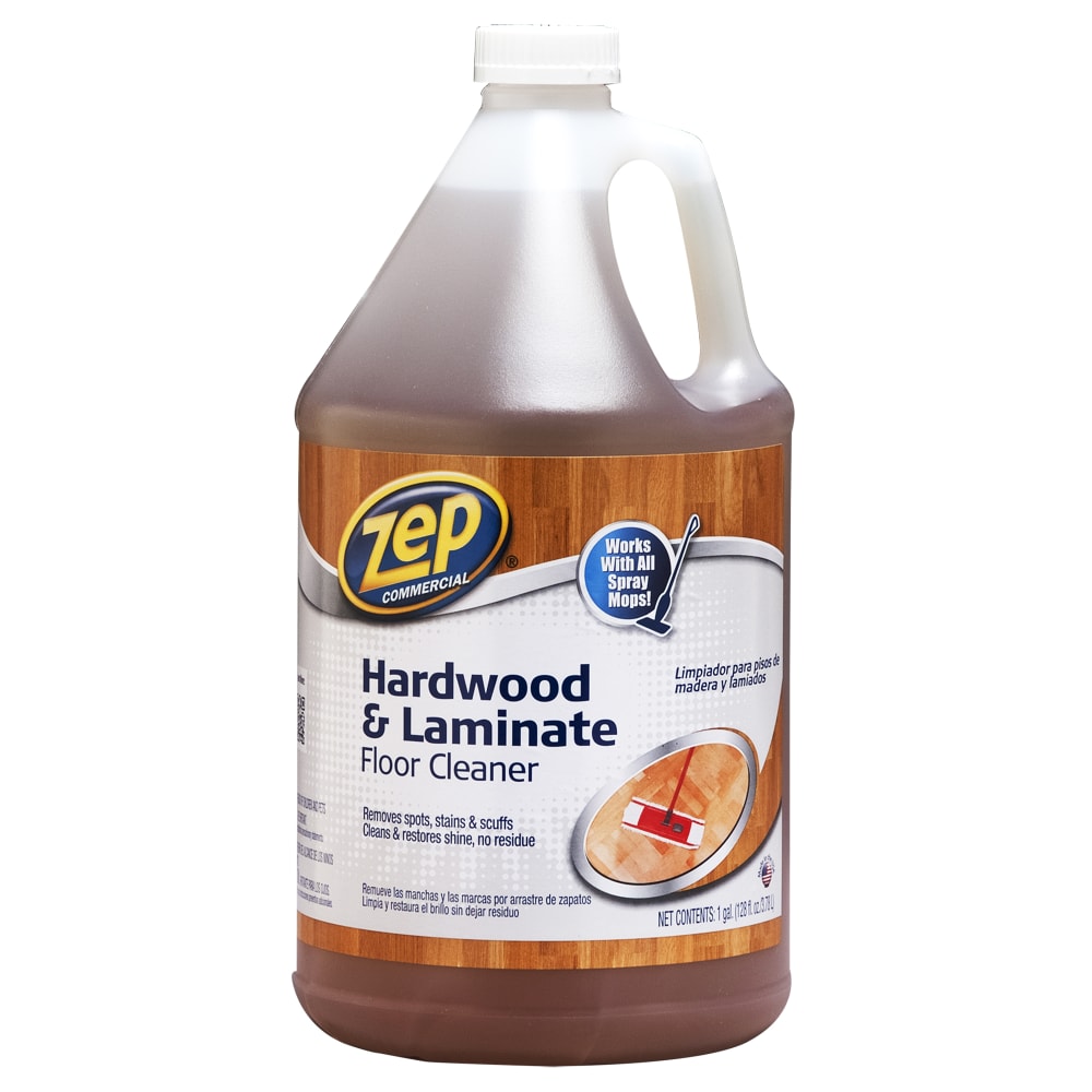 Zep Hardwood Floor Cleaner, 128 Oz Bottle