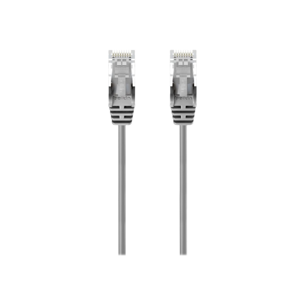 Belkin CAT6 Slim Gigabit Snagless UTP Ethernet Cable - 3 ft Category 6 Network Cable for Network Device, Notebook, Desktop Computer, Modem, Router, Wall Outlet - First End: 1 x RJ-45 Network - Male - Second End: 1 x RJ-45 Network - Male - 1 Gbit/s