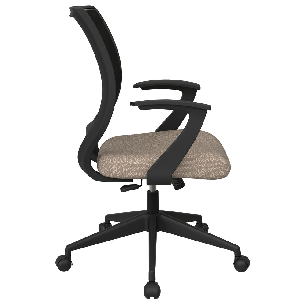 Office Star Work Smart Mesh Task Chair, Cotton/Black