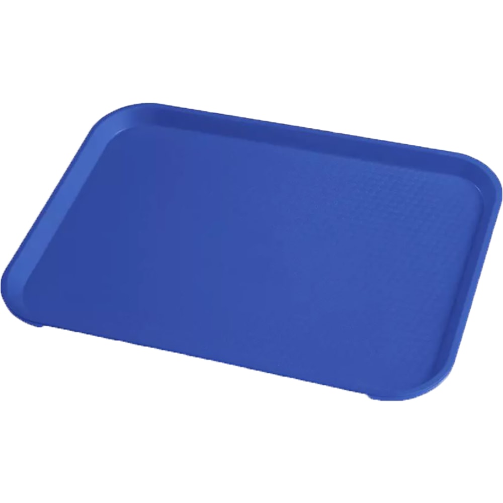 Cambro Fast Food Trays, 10in x 14in, Navy Blue, Pack Of 24 Trays