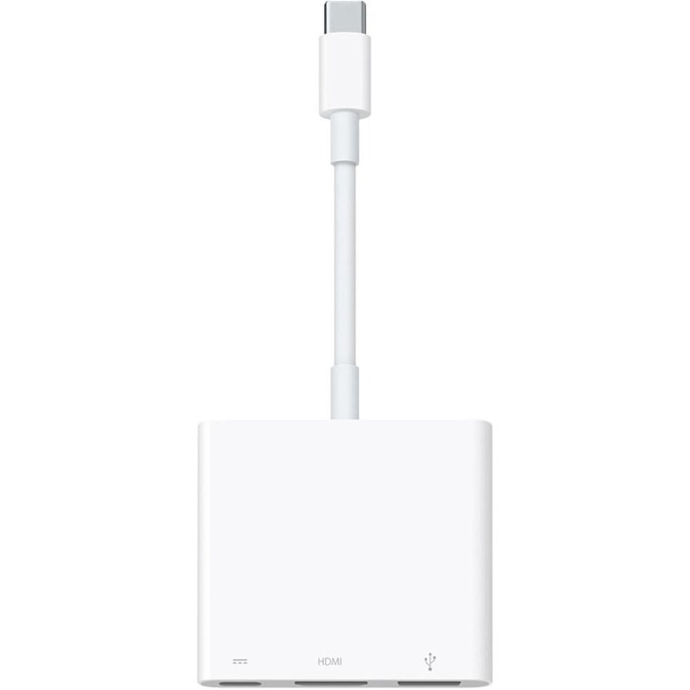 Apple Digital AV Multiport Adapter - Adapter - 24 pin USB-C male to USB, HDMI, USB-C (power only) female - 4K support