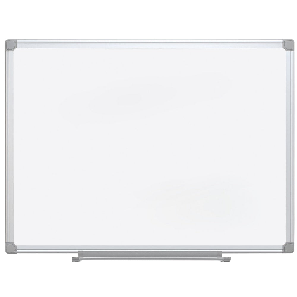 MasterVision Earth Gold Ultra Magnetic Dry-Erase Whiteboard, 36in x 24in, 45% Recycled, Aluminum Frame With Silver Finish