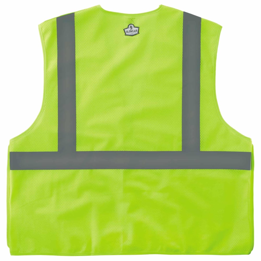 Ergodyne GloWear Safety Vest, Econo Breakaway, Type-R Class 2, X-Small, Lime, 8215BA