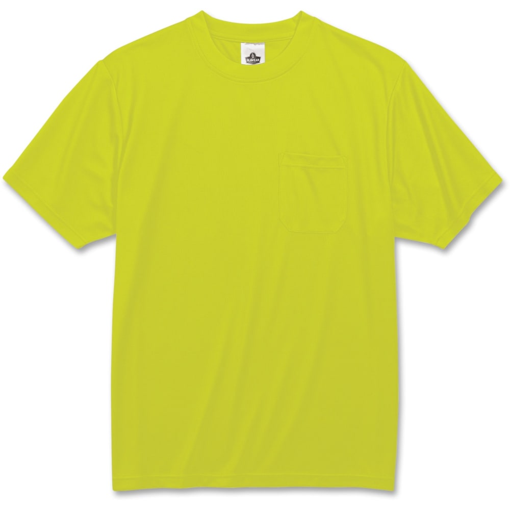 Ergodyne GloWear 8089 Non-Certified T-Shirt, 2X, Lime