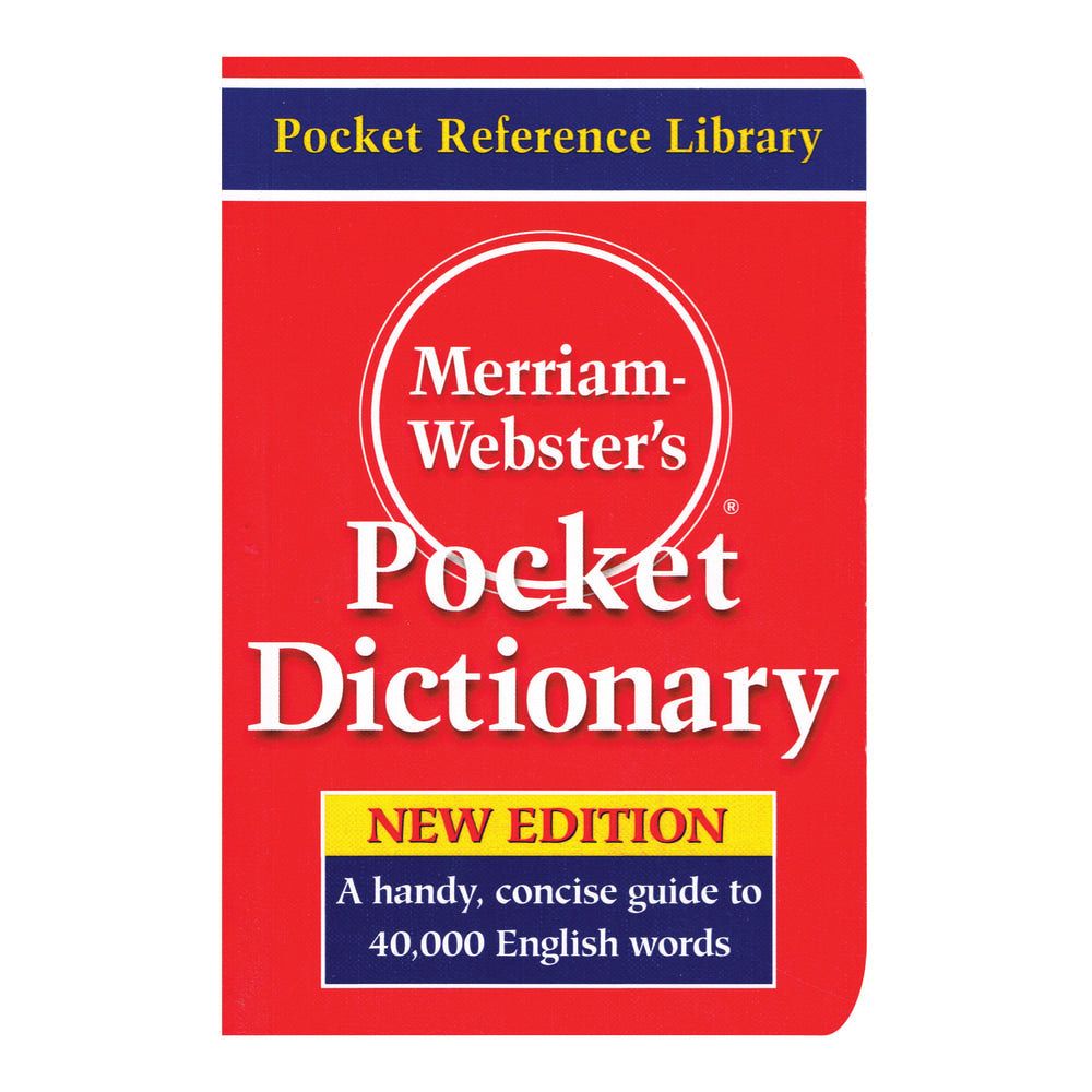 Merriam-Websters Pocket Dictionary, Pack Of 3