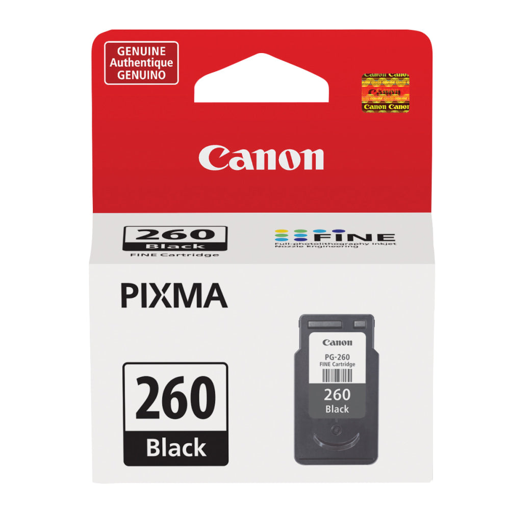 Canon PG-260 Black Ink Cartridge, 3707C001