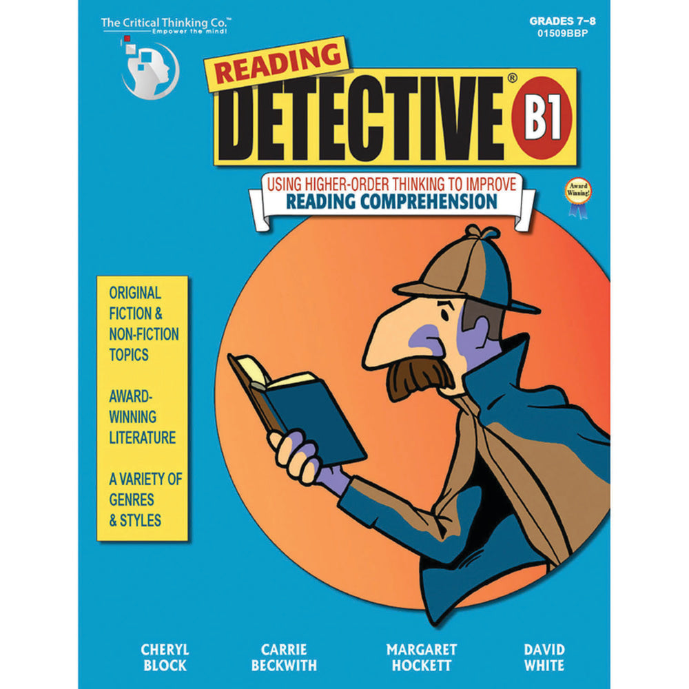 The Critical Thinking Co. Reading Detective B1, Grades: 7-8