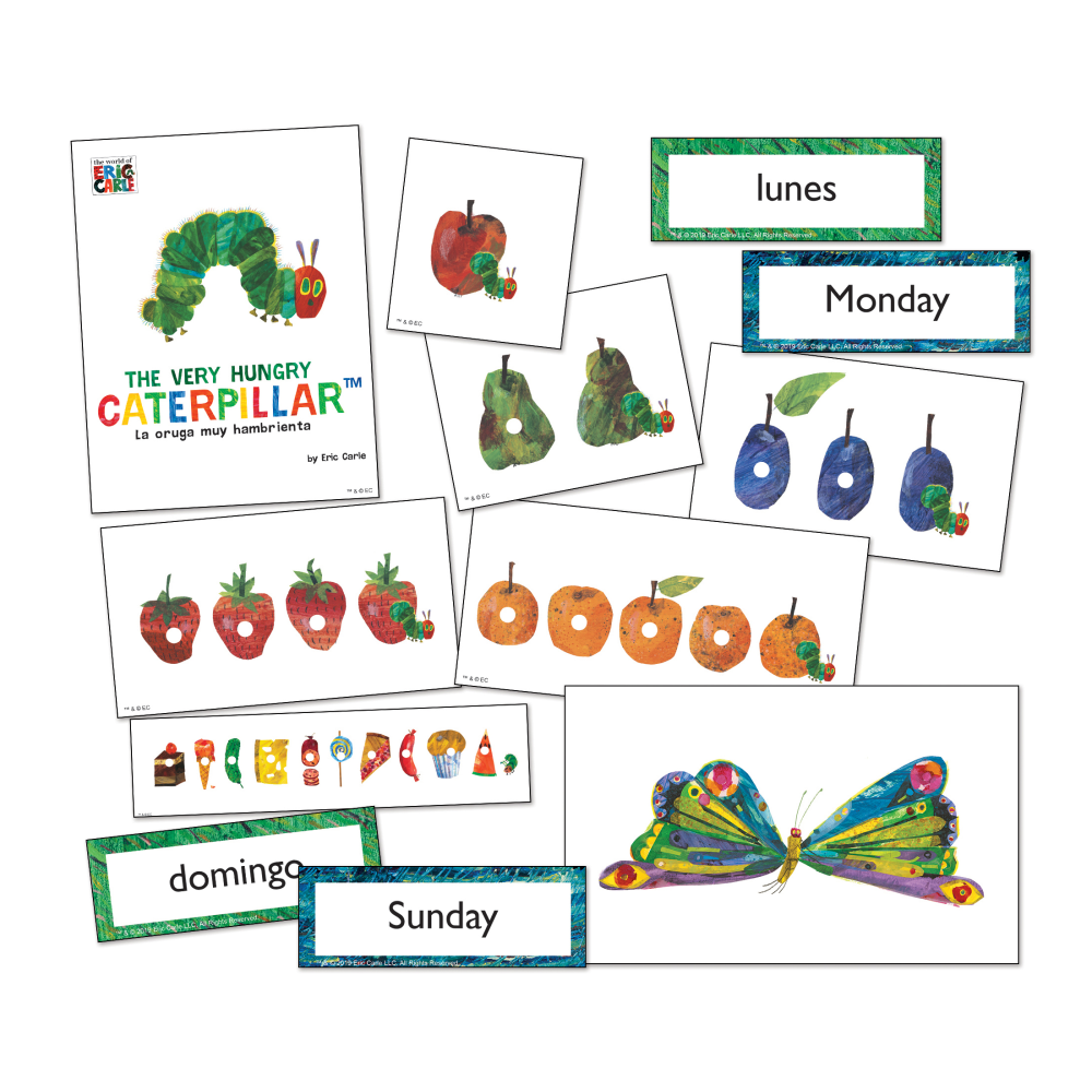 Carson-Dellosa Eric Carle The Very Hungry Caterpillar Learning Cards, Set Of 87