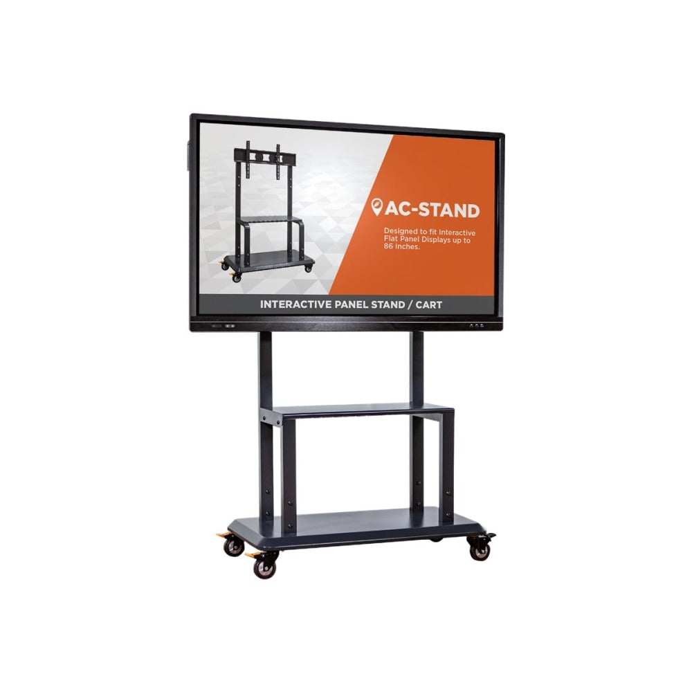 Newline Anywhere Cart Mobile Stand - Cart - for interactive flat panel - metal - screen size: 55in-86in