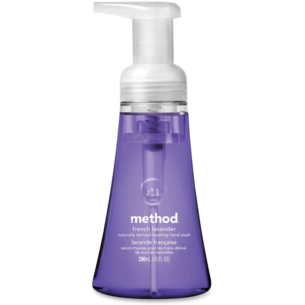 Method Antibacterial Foam Gel Hand Wash Soap, Lavender Scent, 10 Oz Bottle