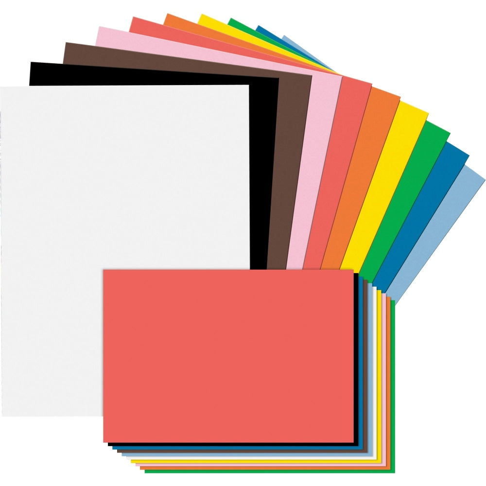 Tru-Ray Construction Paper Combo Case, 12in x 9in And 18in x 12in, 746 Lb, Assorted Colors