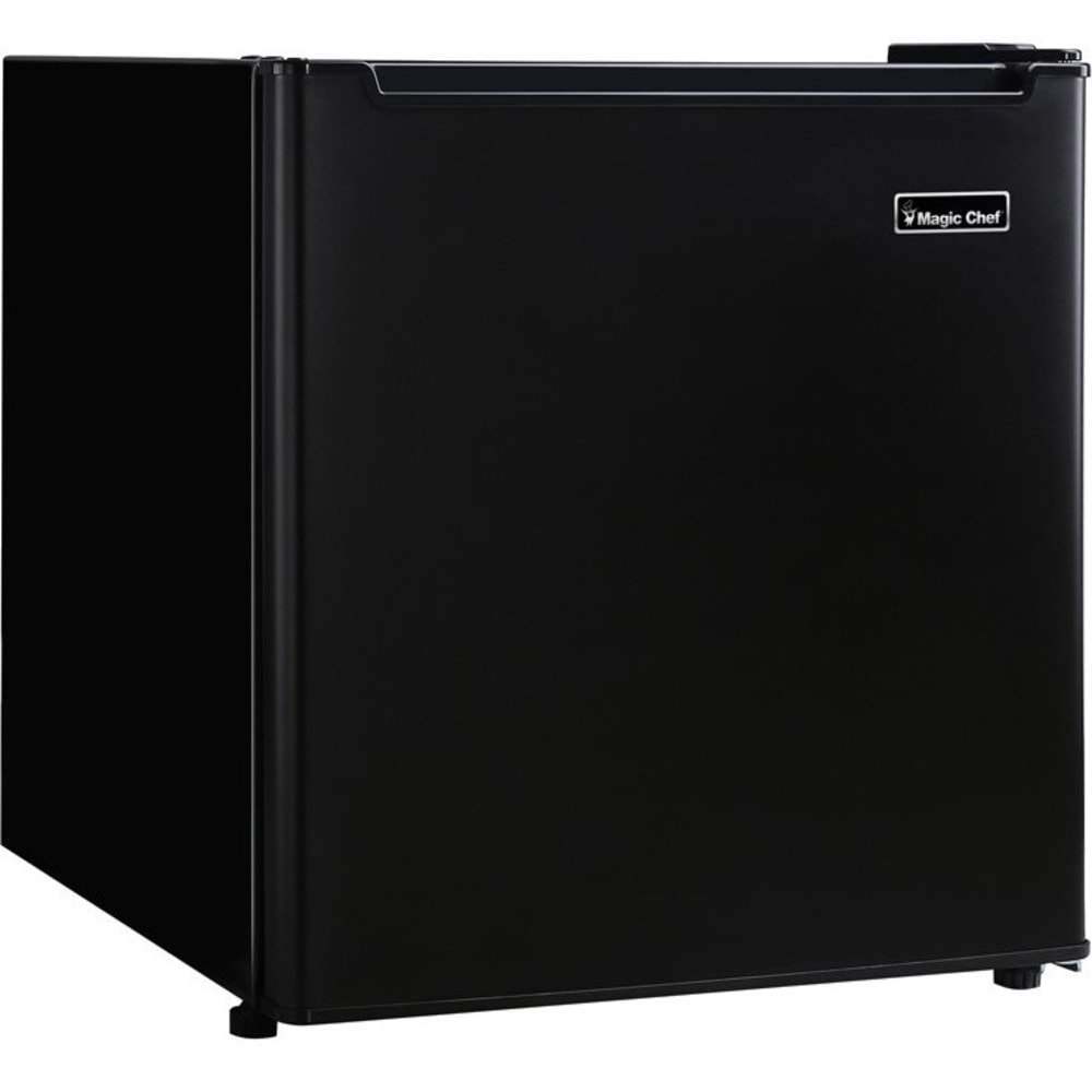 Magic Chef 1.7 cu. ft. Mini Refrigerator - 1.70 ft³ - Manual Defrost - Reversible - 208 kWh per Year - Black, White