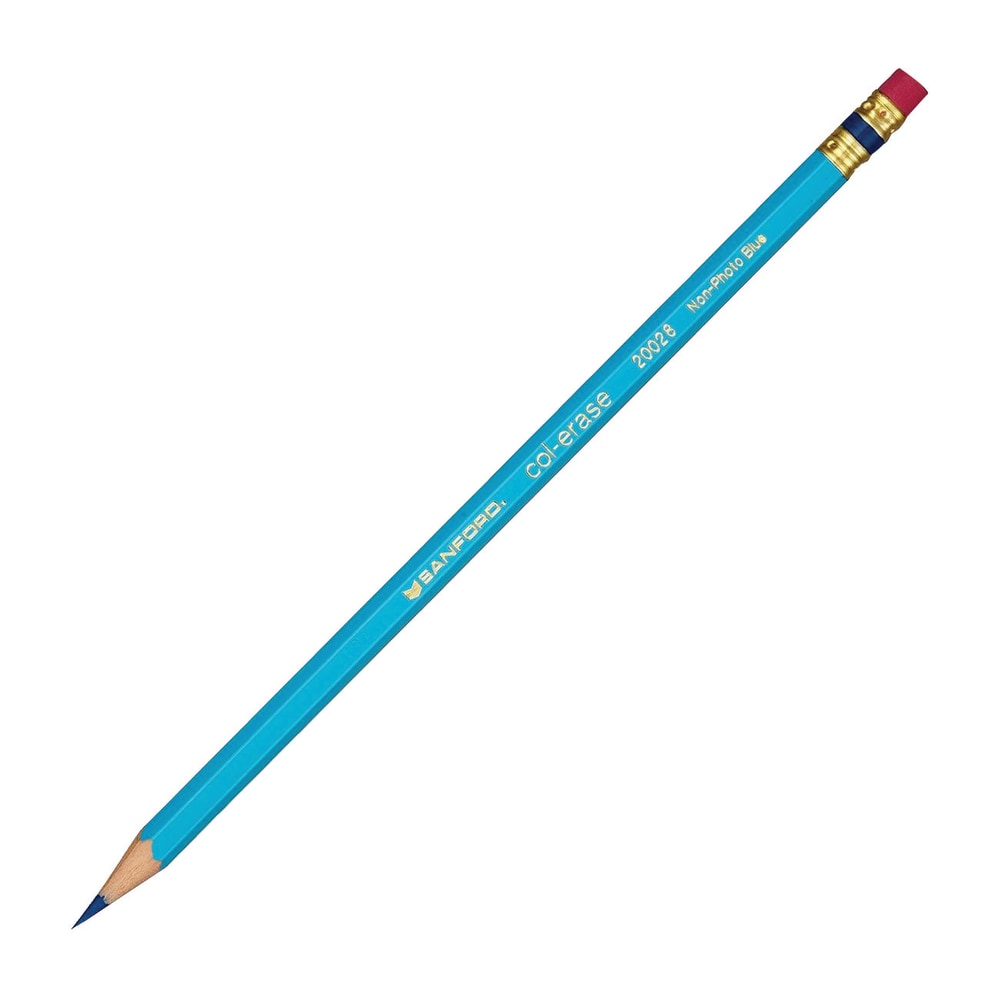 Prismacolor Col-Erase Pencils, Nonphoto Blue, Box of 12