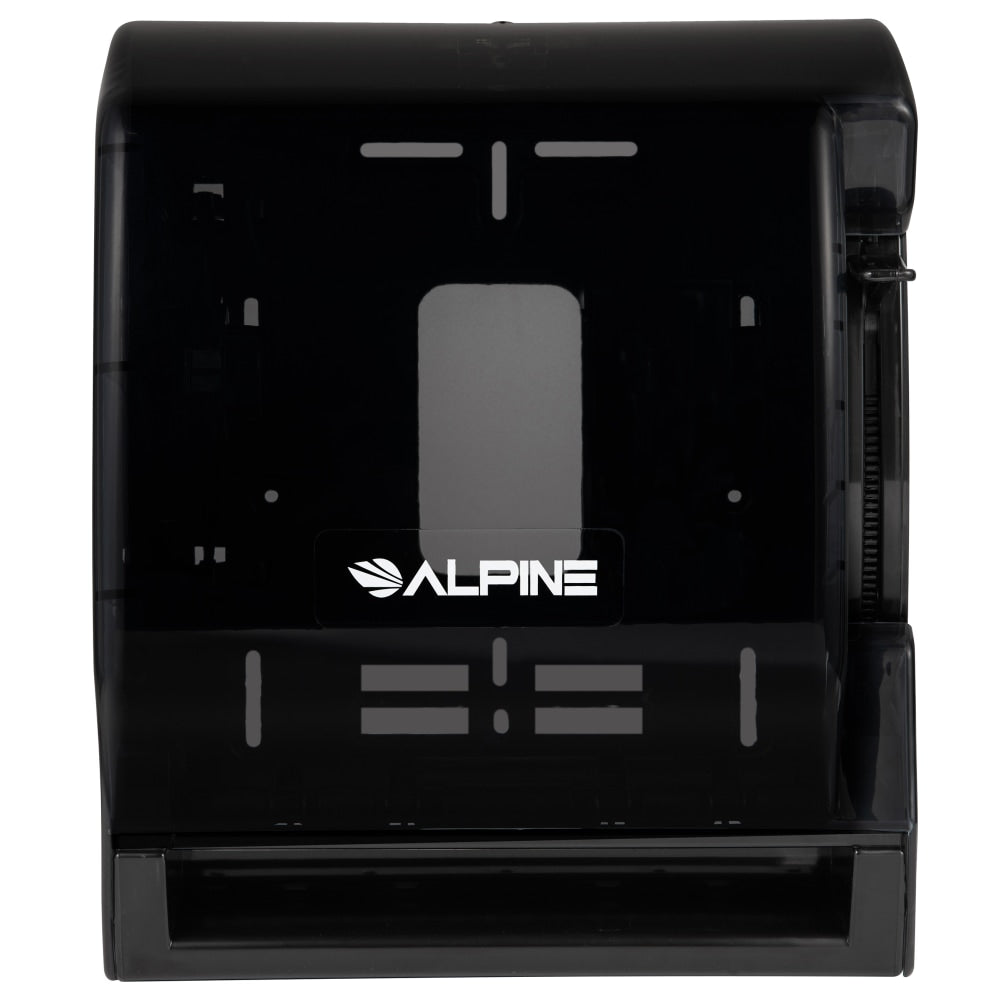 Alpine Economy Paper Towel Roll Dispenser, 13-3/8inH x 9-9/16inW x 10-15/16inD, Black