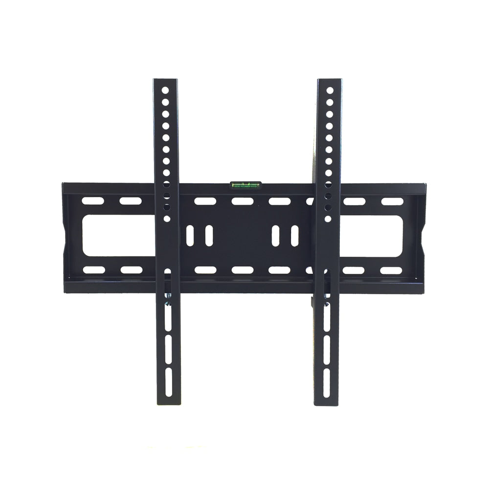 MegaMounts Heavy-Duty Fixed Wall Mount For 26 - 55in TVs, 17inH x 18.5inW x 1.25inD, Matte Black