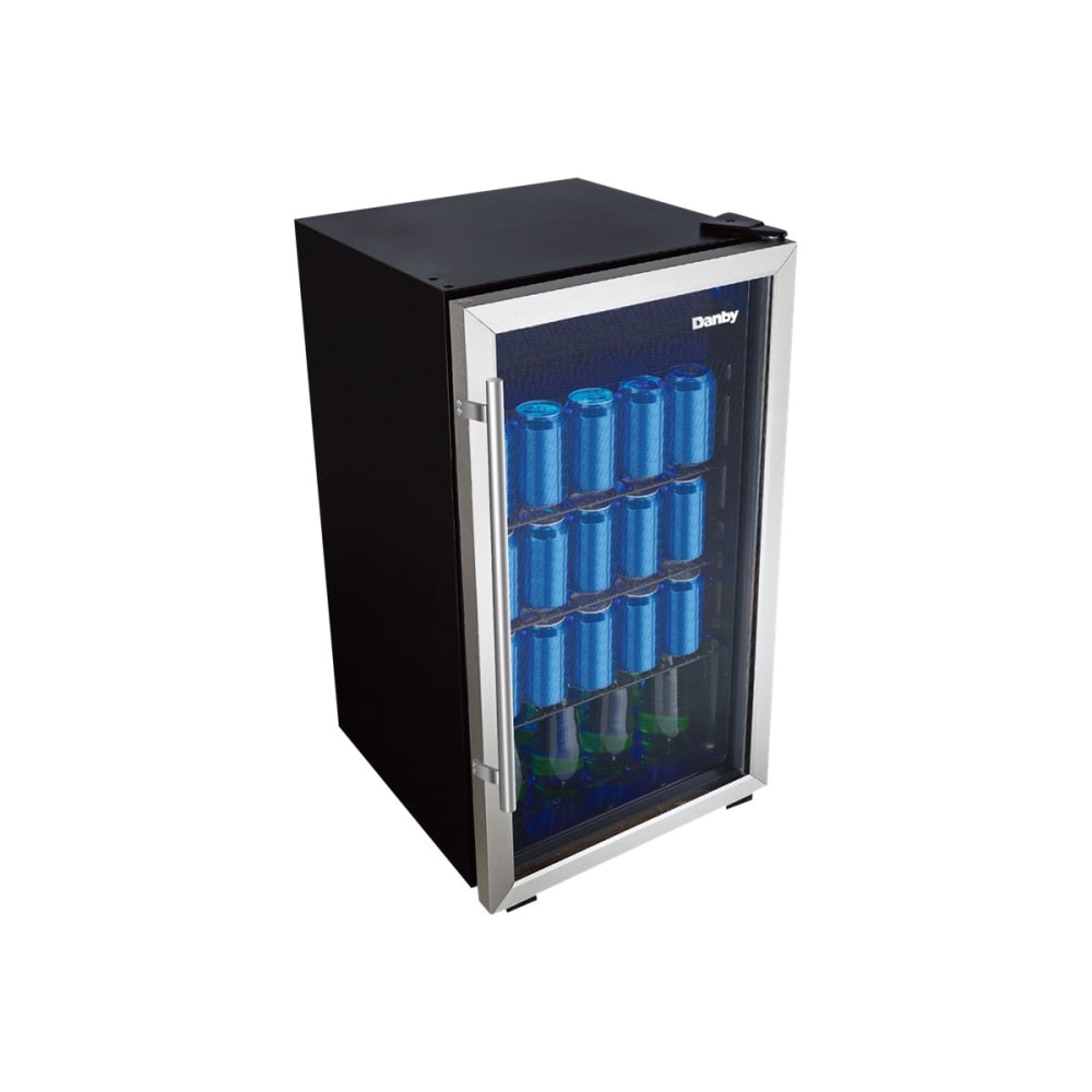 Danby DBC117A1BSSDB-6 - Drinks chiller - width: 17.5 in - depth: 19.7 in - height: 32.8 in - 3.1 cu. ft