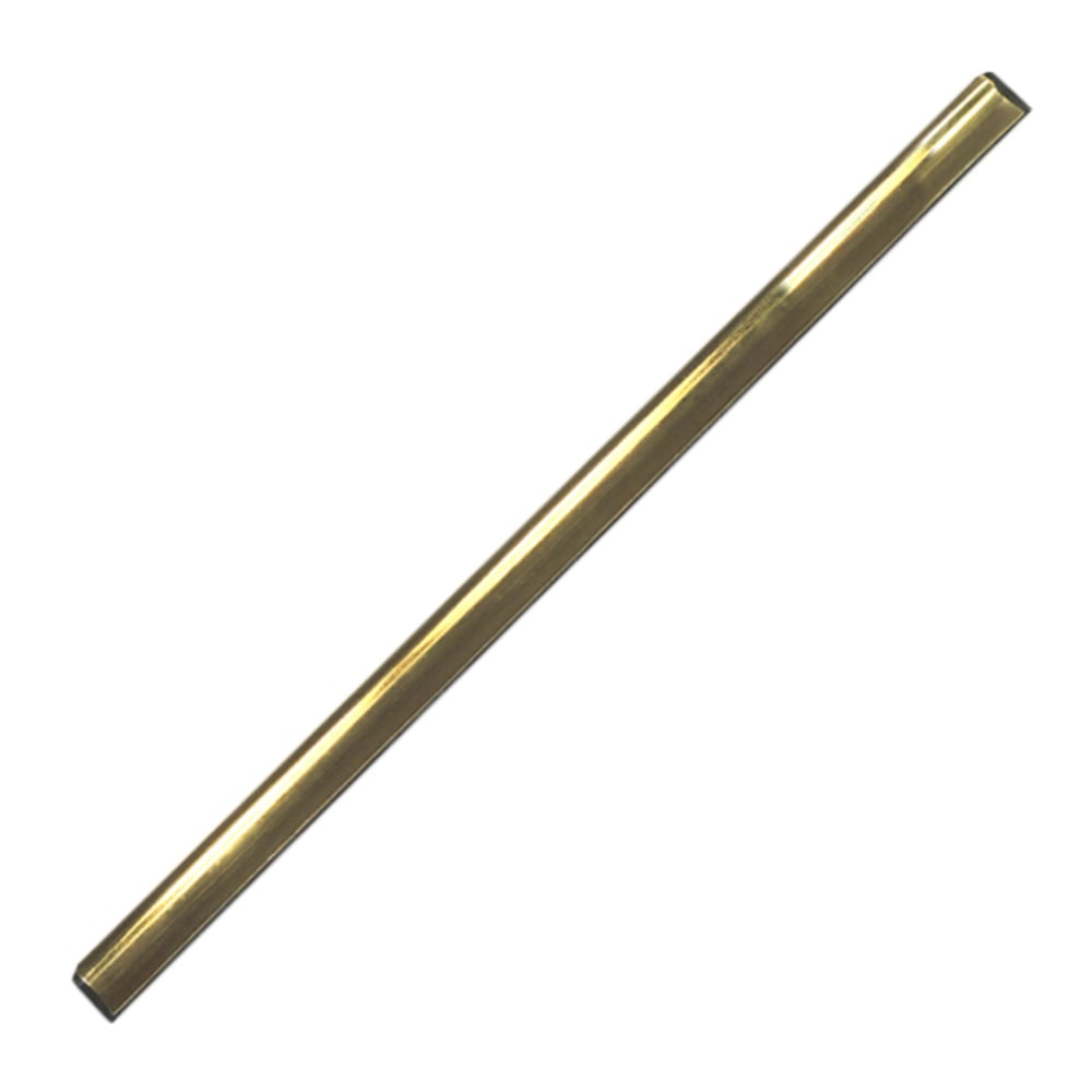 Unger GoldenClip/GoldenPRO Brass Squeegee Channels, 16in, Pack Of 10 Channels