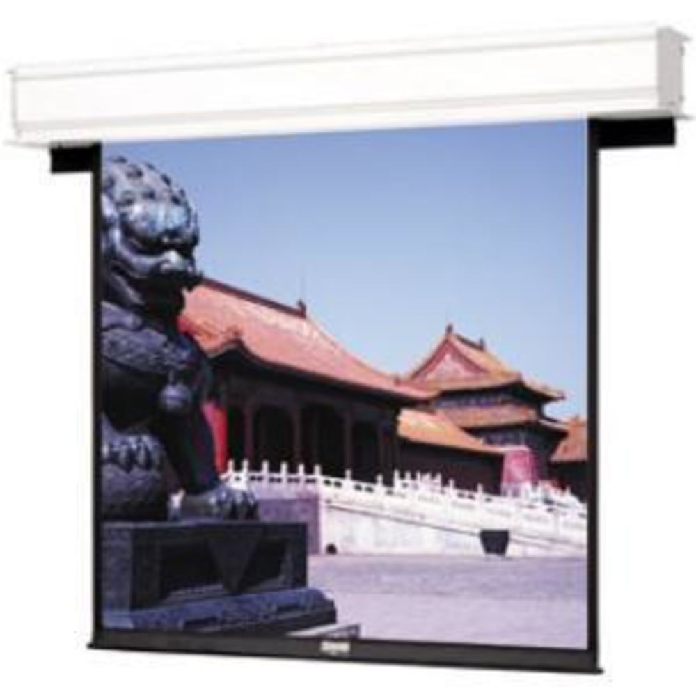 Da-Lite Advantage Deluxe Electrol Square Format - Projection screen - ceiling mountable - motorized - 120 V - 153in (152.8 in) - 1:1 - Matte White - white powder coat