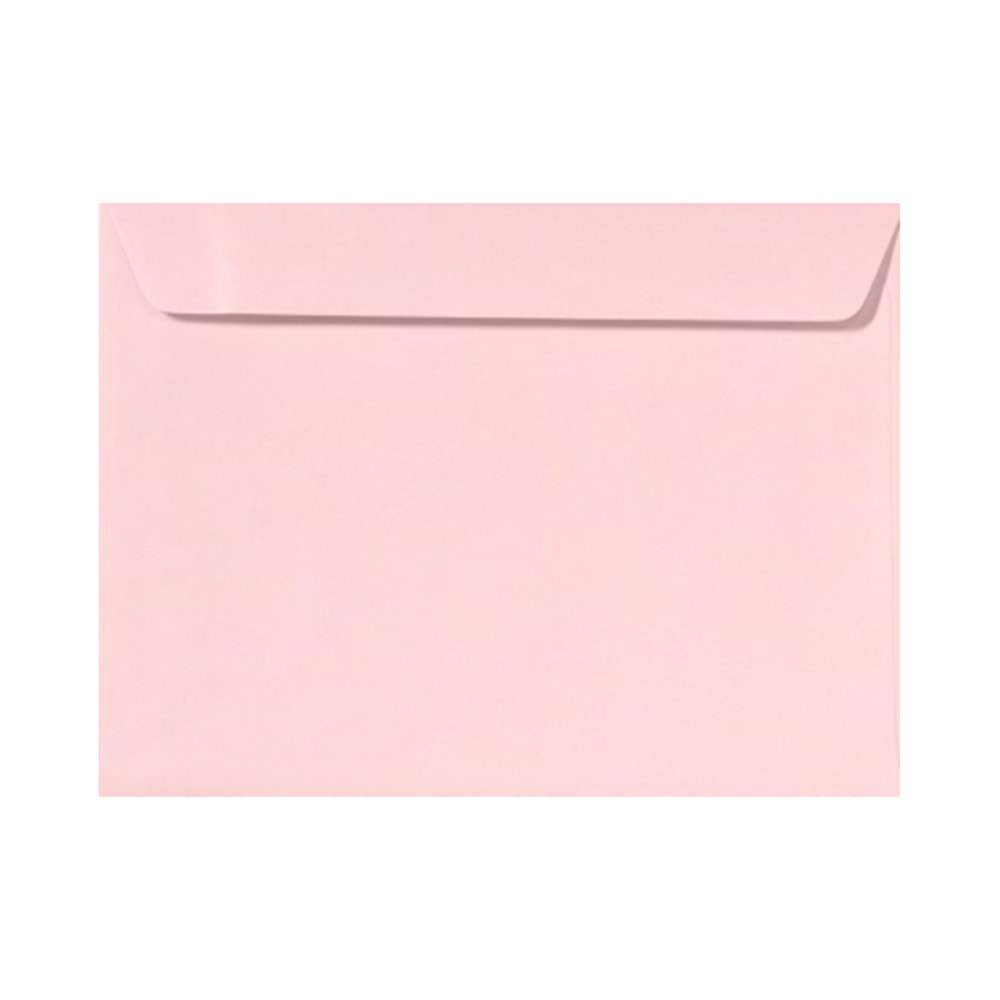 LUX Booklet 9in x 12in Envelopes, Gummed Seal, Candy Pink, Pack Of 1,000