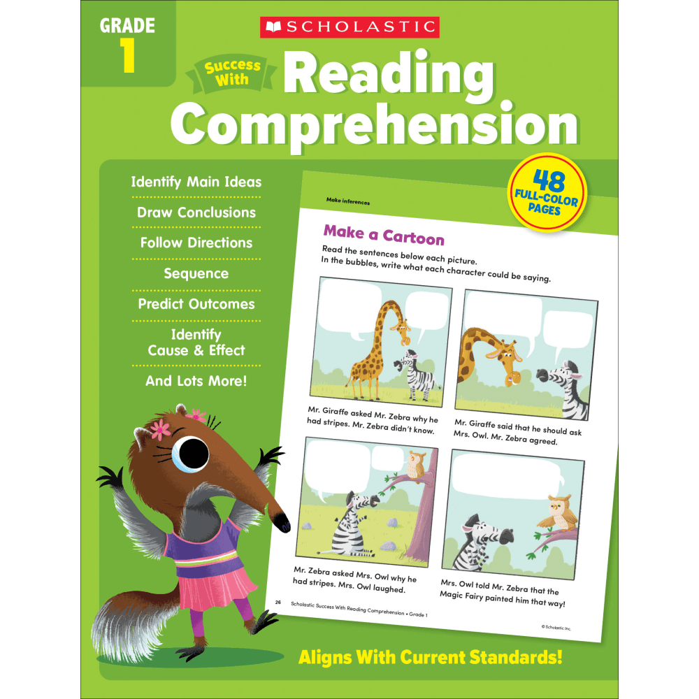 Scholastic Success With Reading Comprehension, Grade 1