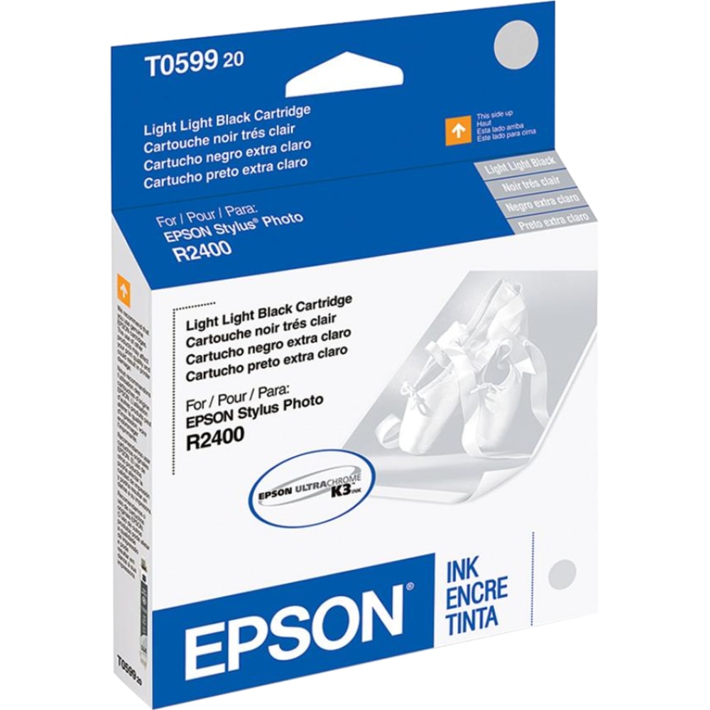 Epson T0599 UltraChrome K3 Light Black Ink Cartridge, T059920