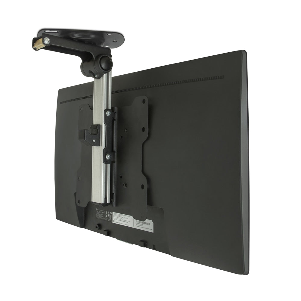 Mount-It! MI-4222 Under Cabinet/Ceiling TV Mount For 17 - 37in TVs, 13inH x 9inW x 4inD, Black