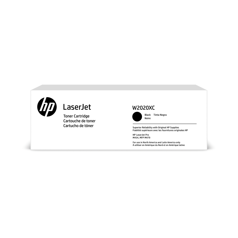 HP 414X Black High Yield Contract Toner Cartridge, W2020XC